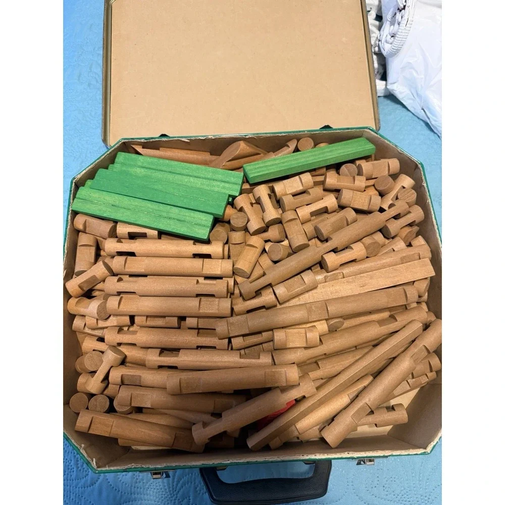Tumble Tree Timbers Limited Edition 380 Pc Log Cabin Building Set #53055 w Case